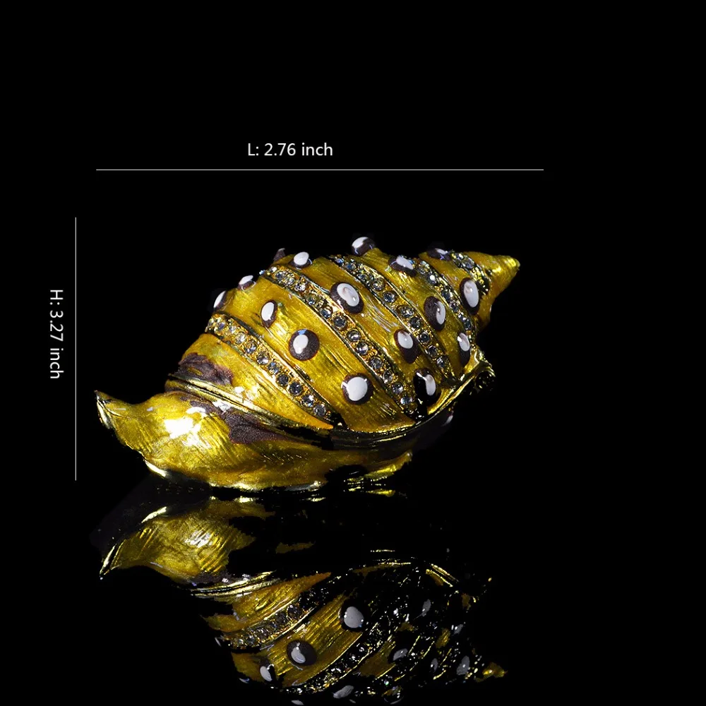 

QIFU New Golden Conch for Wedding Decorations or Gift