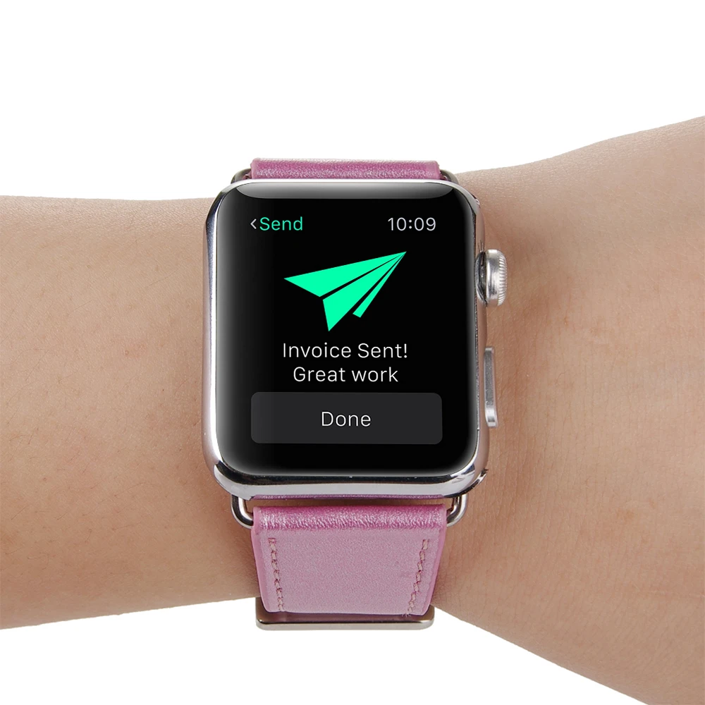 Стильный ремешок XAMS из искусственной кожи для Apple Watch Series 3 42 мм 38 браслет iWatch 2 1 с