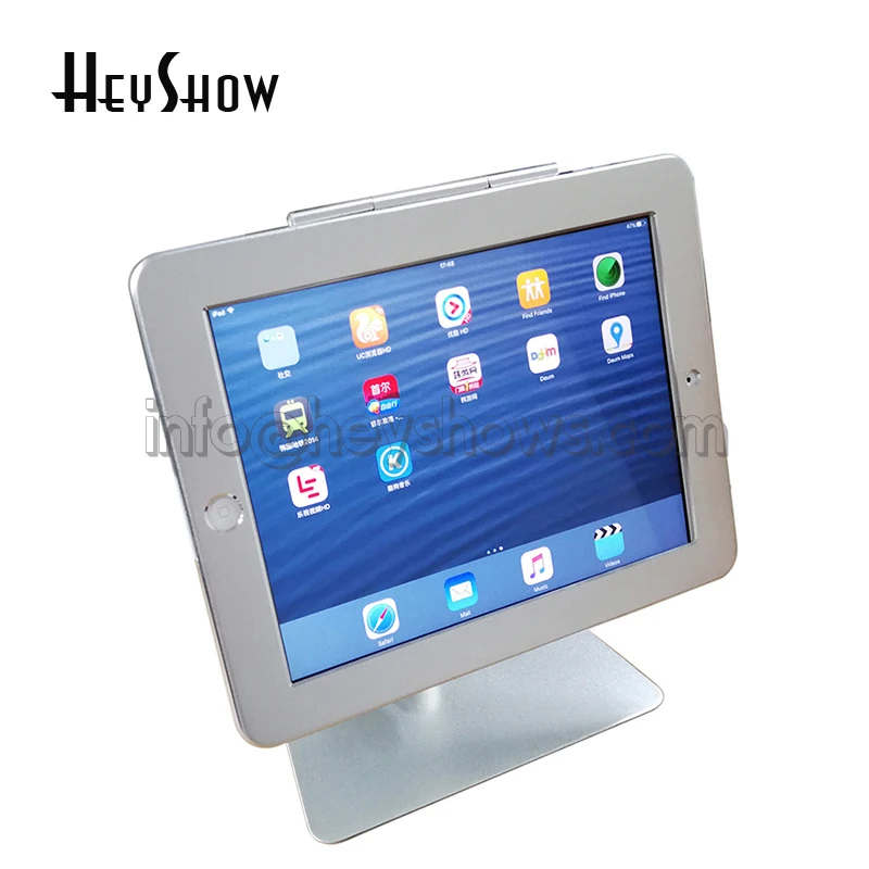 Economici Espositore Per Tablet A Forma Di L In Metallo Ad Alta Sicurezza, Staffa Da Tavolo, Custodia Con Supporto Per Blocco Tablet, Dispositivo Antifurto Per Ipad 2/3/4/Air