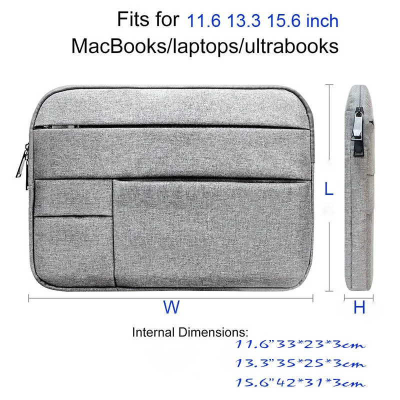 11 12 13 14 15 4 15 6 man felt notebook laptop sleeve bag pouch case for acer dell hp asus lenovo macbook pro reitina air xiaomi free global shipping