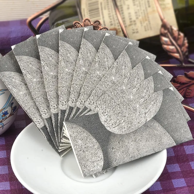 Новые креативные подарки маленькие салфетки бумажные с принтом черный белый