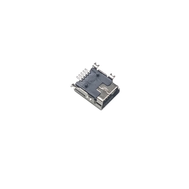 20 шт./лот мини usb гнездовой USB 5-контактный разъем SMT Штекерный гнездо с крышкой для