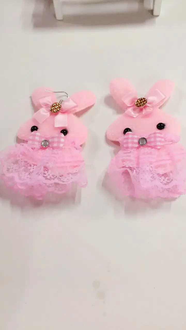 Женские серьги ручной работы в богемном стиле с изображением кролика | Украшения