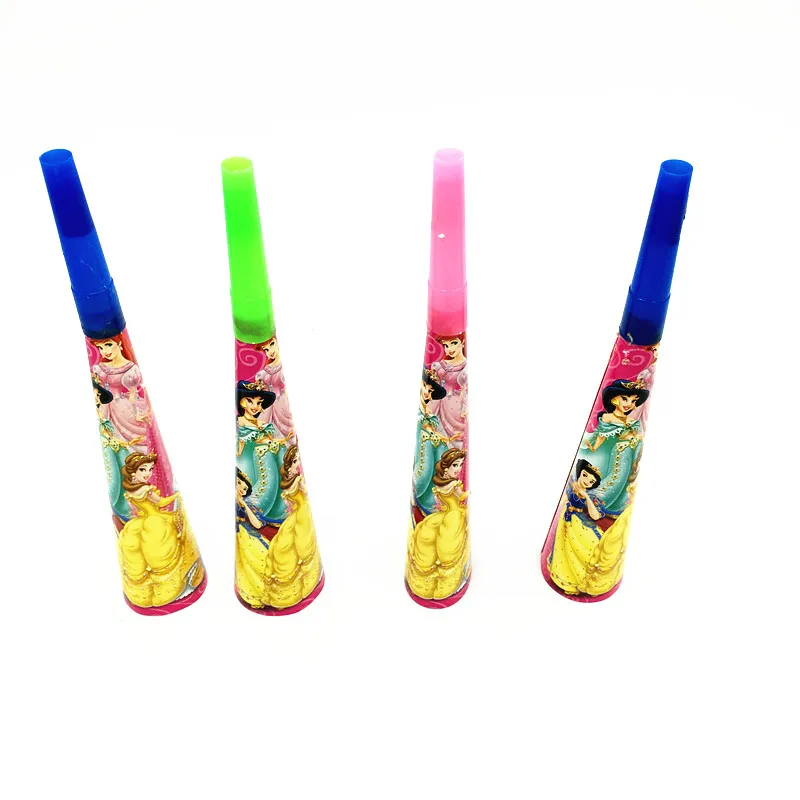 6 шт./лот принцессы рога шесть принцесса трубы Дети День рождения украшение