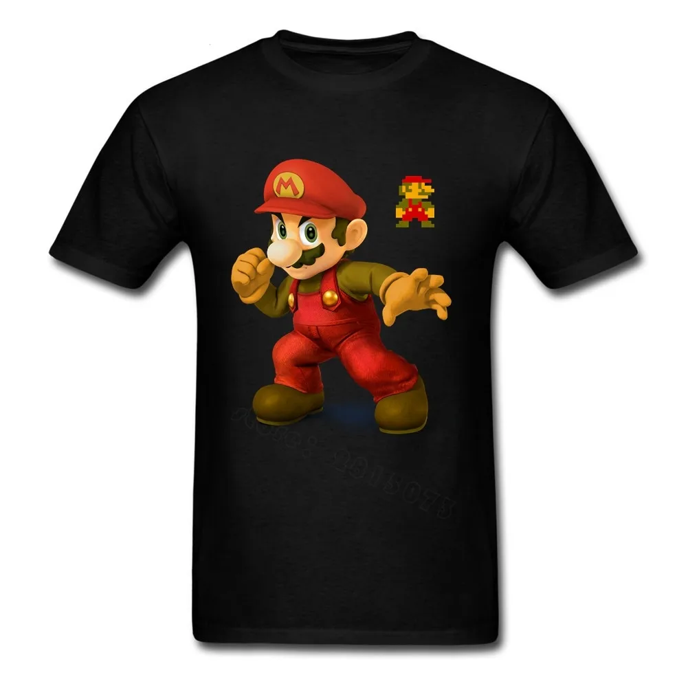 Индивидуальные Tee supermarios Футболка мужская Rap Футболки-топы плюс Размеры S-3XL