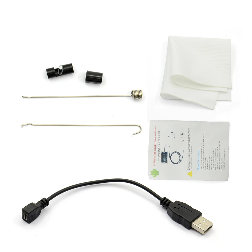 Лидер продаж! Эндоскоп с USB кабелем водонепроницаемый 5 мм 1/2/3/5 м| |