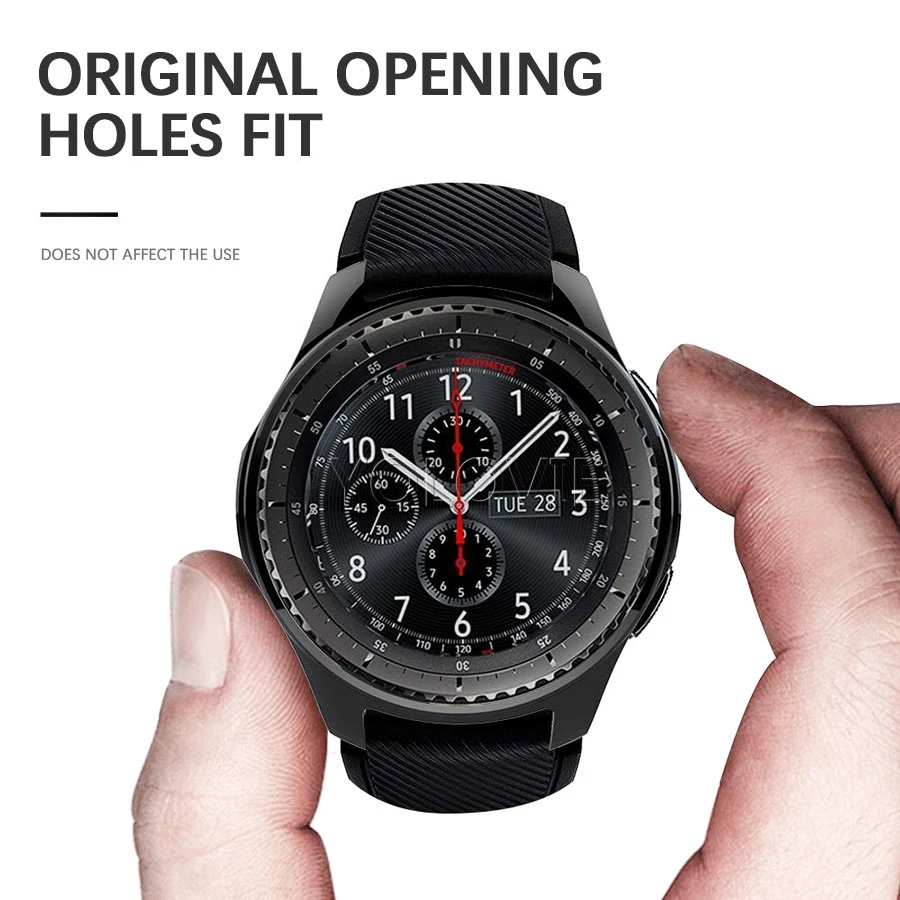 ТПУ полный защитный чехол для часов для samsung Galaxy Watch 46 мм водонепроницаемый спортивный бампер чехол для samsung gear S3 Watch
