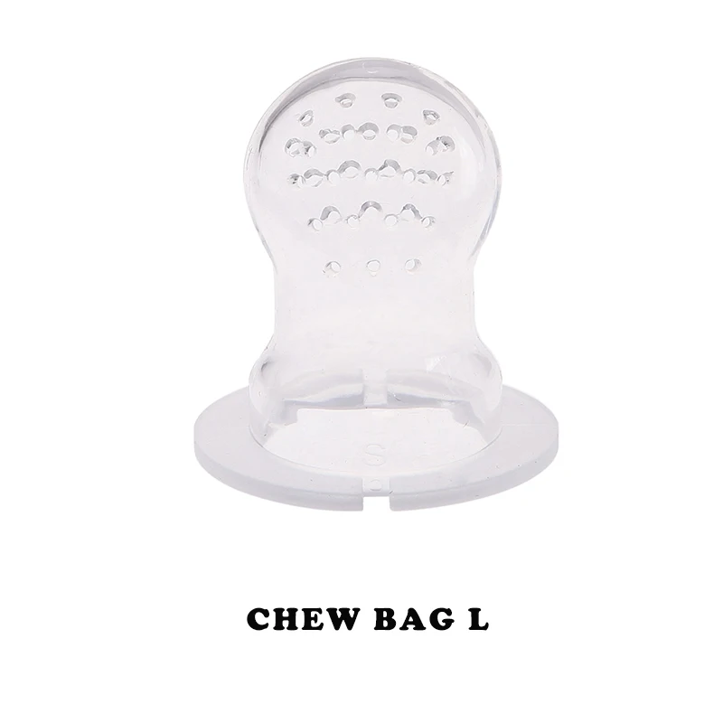 Chew Bag L Свежая фруктовая еда пустышка детская соска детская ниппельная кормушка безопасная поилка молоком детская соска для бутылочки свежие фрукты Nibbler - Цвет: Chew Bag L