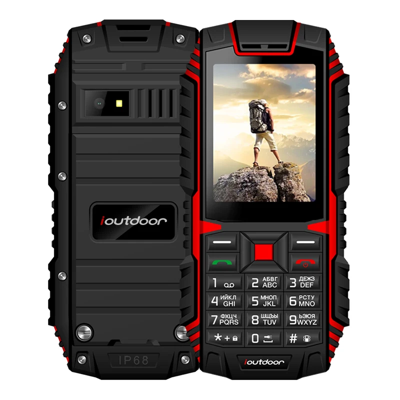 Ioutside T1 IP68 водостойкий ударопрочный пылезащитный 2G Dual Sim фонарик русская