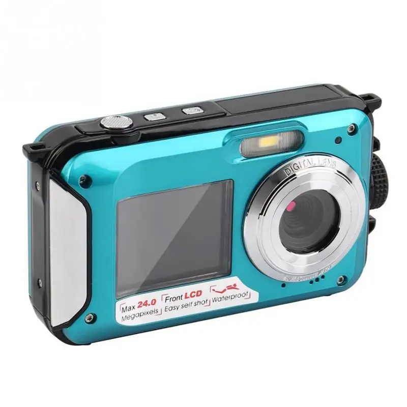 1080 P водонепроницаемый открытый селфи цифровая камера двойной экран