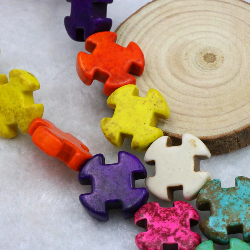 

Разноцветные Круглые бусины из индейки, россыпью, 20 мм, 15 дюймов, 2 шт./лот, «сделай сам», подходят для женщин, новые модные аксессуары для изго...