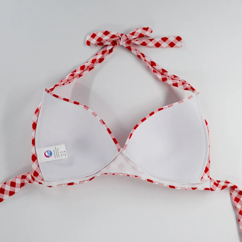 2019 американский костюм из двух предметов винтажный Женский комплект бикини с