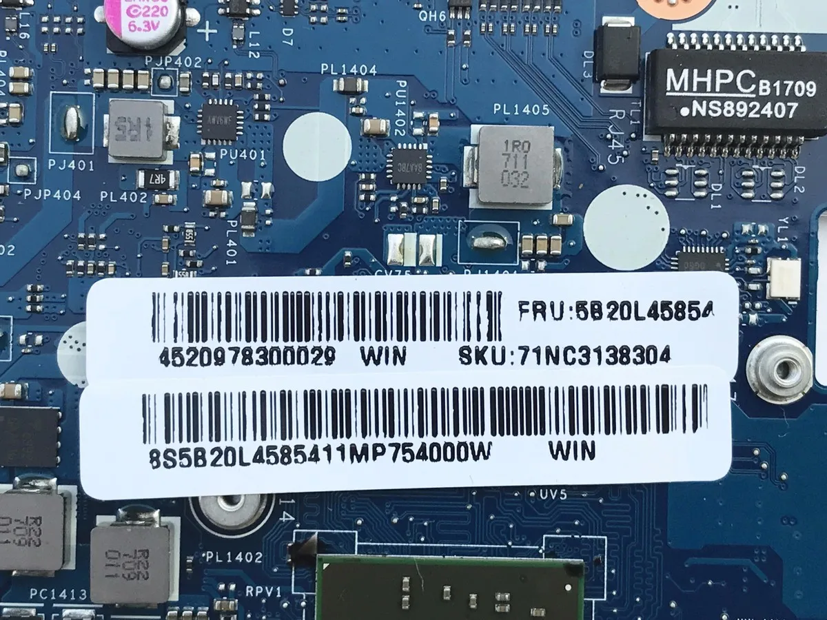 5B20L45854 для Lenovo Yoga 510 15ISK Flex 4 1570 материнская плата ноутбука BIUS1/S2/Y0/Y1 LA D451P SR2EZ I7 6500U DDR4