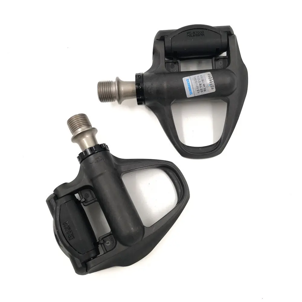 Оригинальный Shimano 105 PD R7000 для велосипеда углеродный SPD SL набор педалей шоссейного
