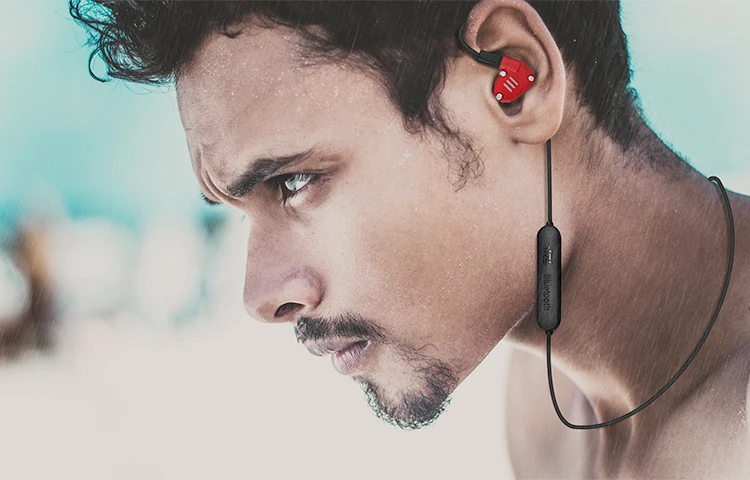 Bluetooth беспроводной адаптер APTX AAC 0,78 0,75 мм 2PIN MMCX кабель микрофон водонепроницаемый Для Shure/Westone/KZ ZS6 ZS10 TF10 W4R TRN tfz