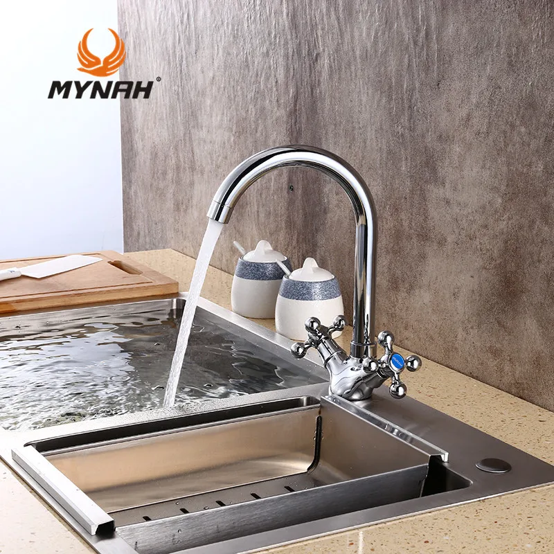 MYNAH Россия Бесплатная доставка Современный стиль кухонный кран раковина