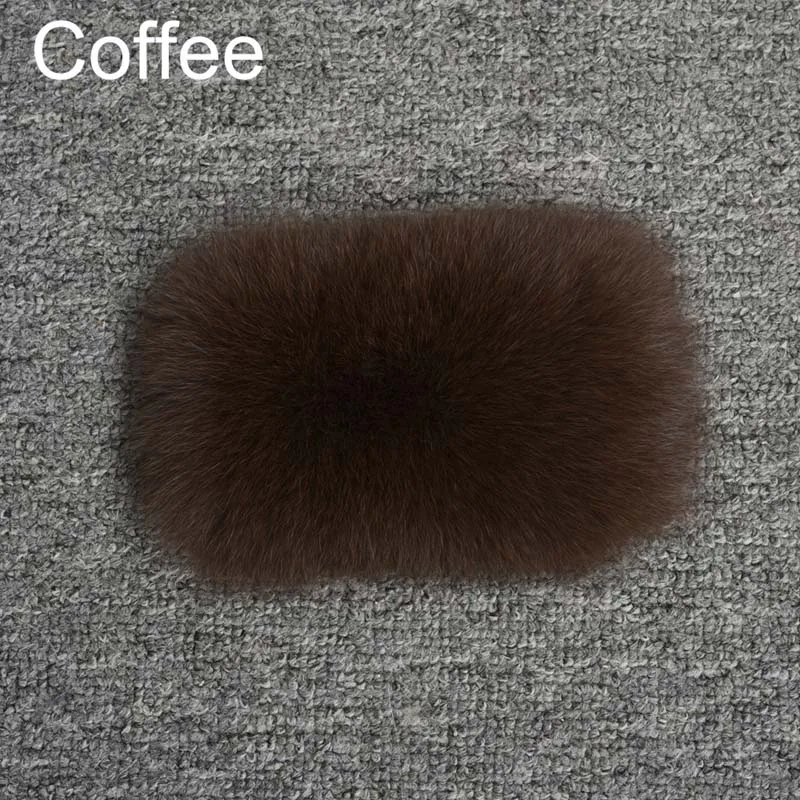 Coffee Для женщин зимние развивающий коврик для ползания натуральным лисьим мехом пальто подлинный натуральных мех куртка Толстая теплая Роскошная меховая Высококачественная верхняя одежда S7351 - Цвет: Coffee