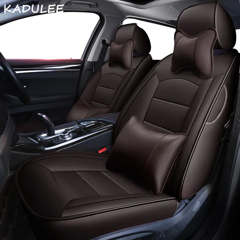 13 KADULEE чехол для автокресла из натуральной кожи на заказ для mitsubishi pajero 4 2 sport outlander xl asx аксессуары lancer автокресла продукт - Название цвета: 13