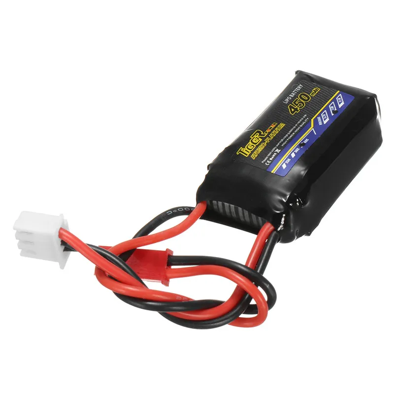 Аккумуляторная батарея Lipo Tiger Power 7 4 В 450 мАч 60C 2S JST Plug | Игрушки и хобби