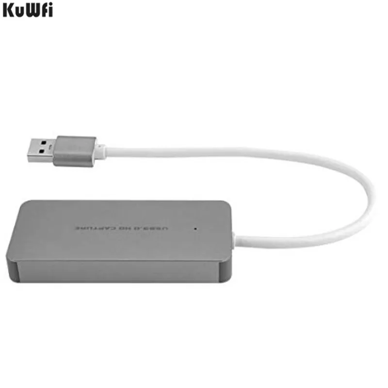 KuWFi видеозахвата адаптер игровая карта захвата HD MI USB ключ Full 1080P видео аудио