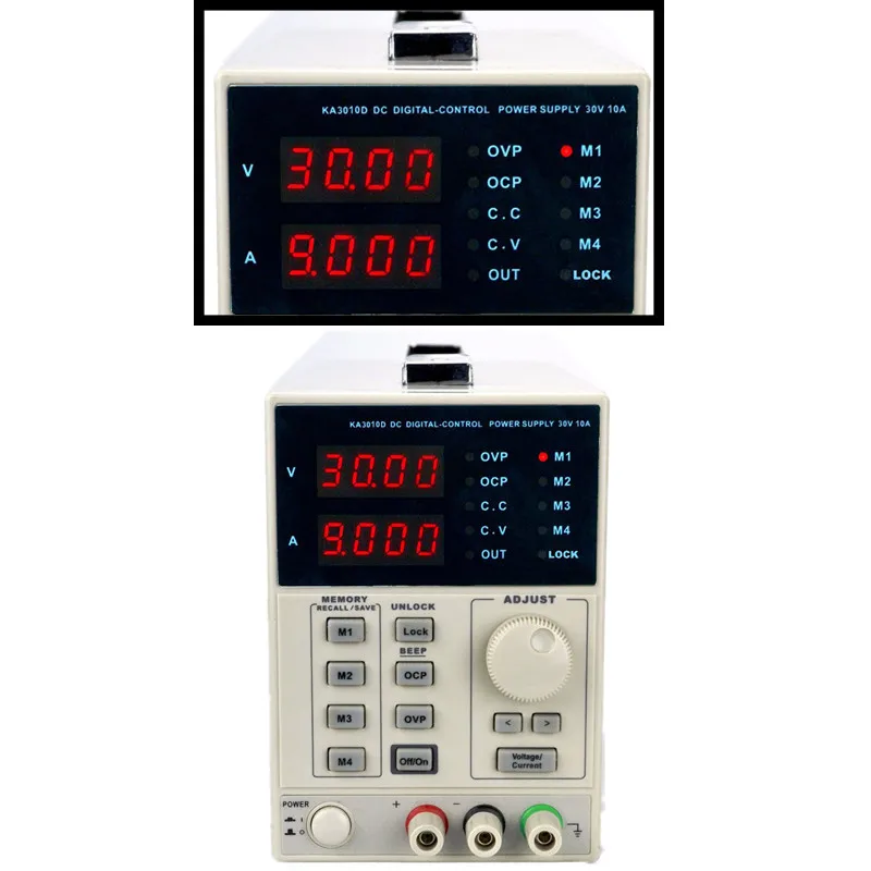 KORAD KA3010D прецизионный Регулируемый 30 в 10 А DC Линейный источник питания Цифровой