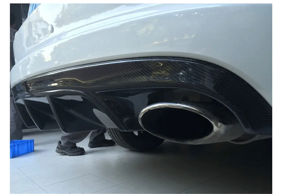 Задний диффузор из углеродного волокна для Jaguar XF XFL 2012 2013 2014 2015 спойлер высокого