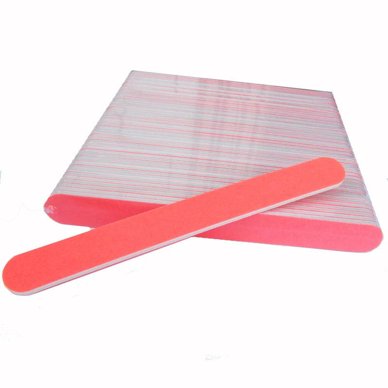50 X Neon Sanding Nail Files Orange File Buffing Colorful 100/180 Grit Sandpaper Sponge Art Tips Unhas Manicure Vernis Set |
