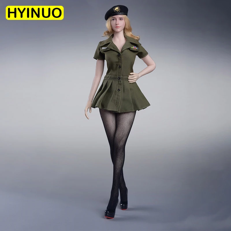 Fire Girl Toys FG070 1/6 Scale короткая женская юбка сексуальная Военная униформа бесшовные