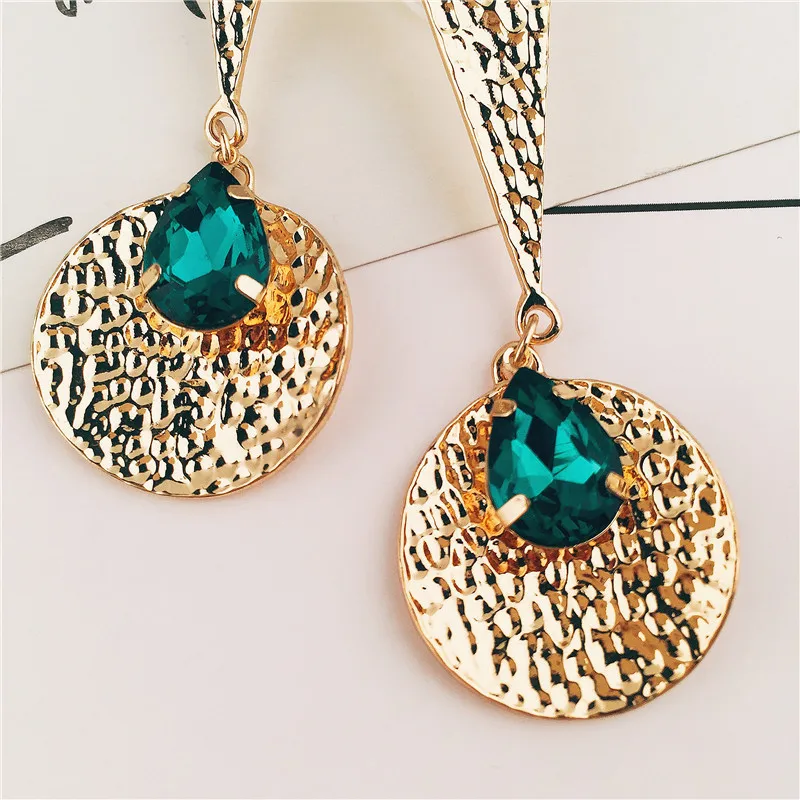 2018 кованые металлические серьги в стиле панк для женщин модные золотые ушей с