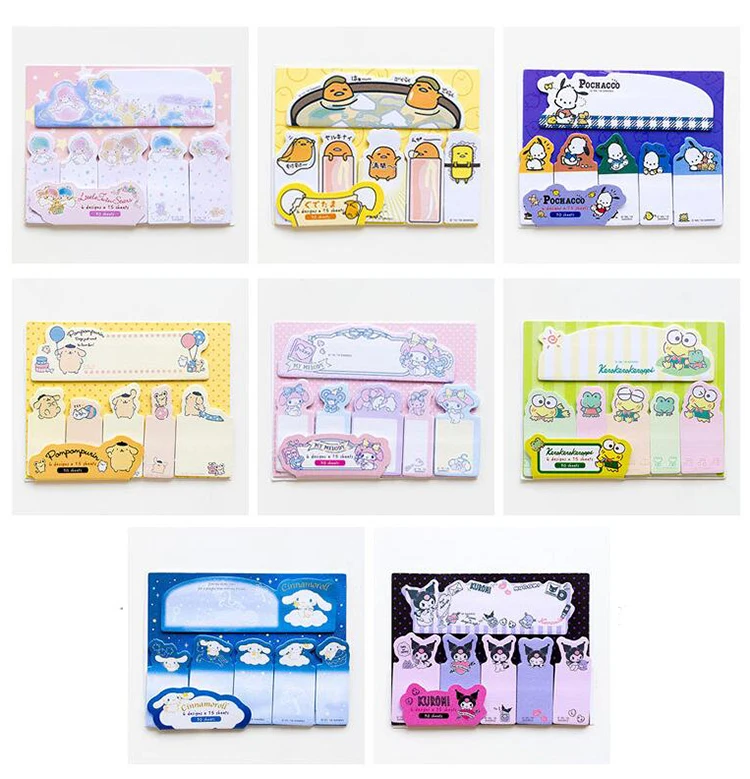 1 шт. 90 листов Kawaii Memo pad мультфильм серии Липкие заметки офисные memos закрепленный блокнот украшения Подарочные принадлежности(tt-3099