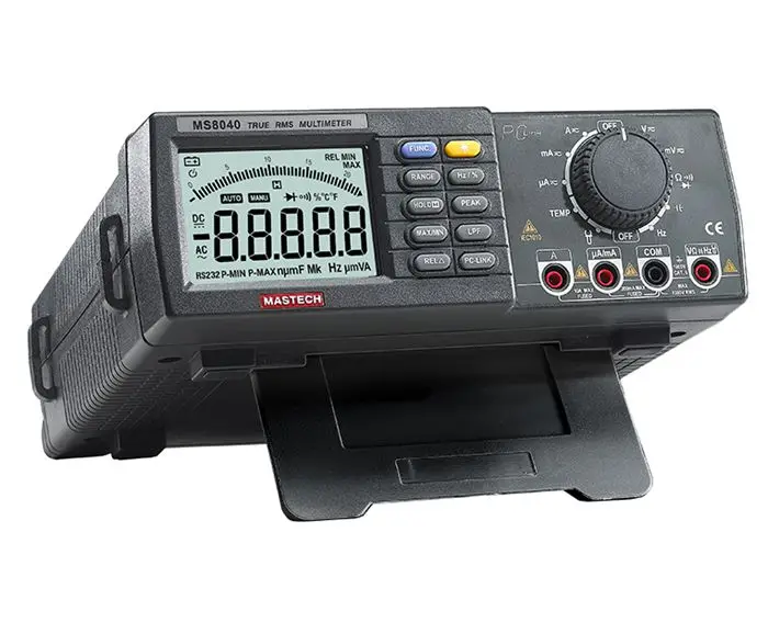 MASTECH MS8040 Высокоточный Настольный цифровой мультиметр 4 5 метра выделенный сервис.