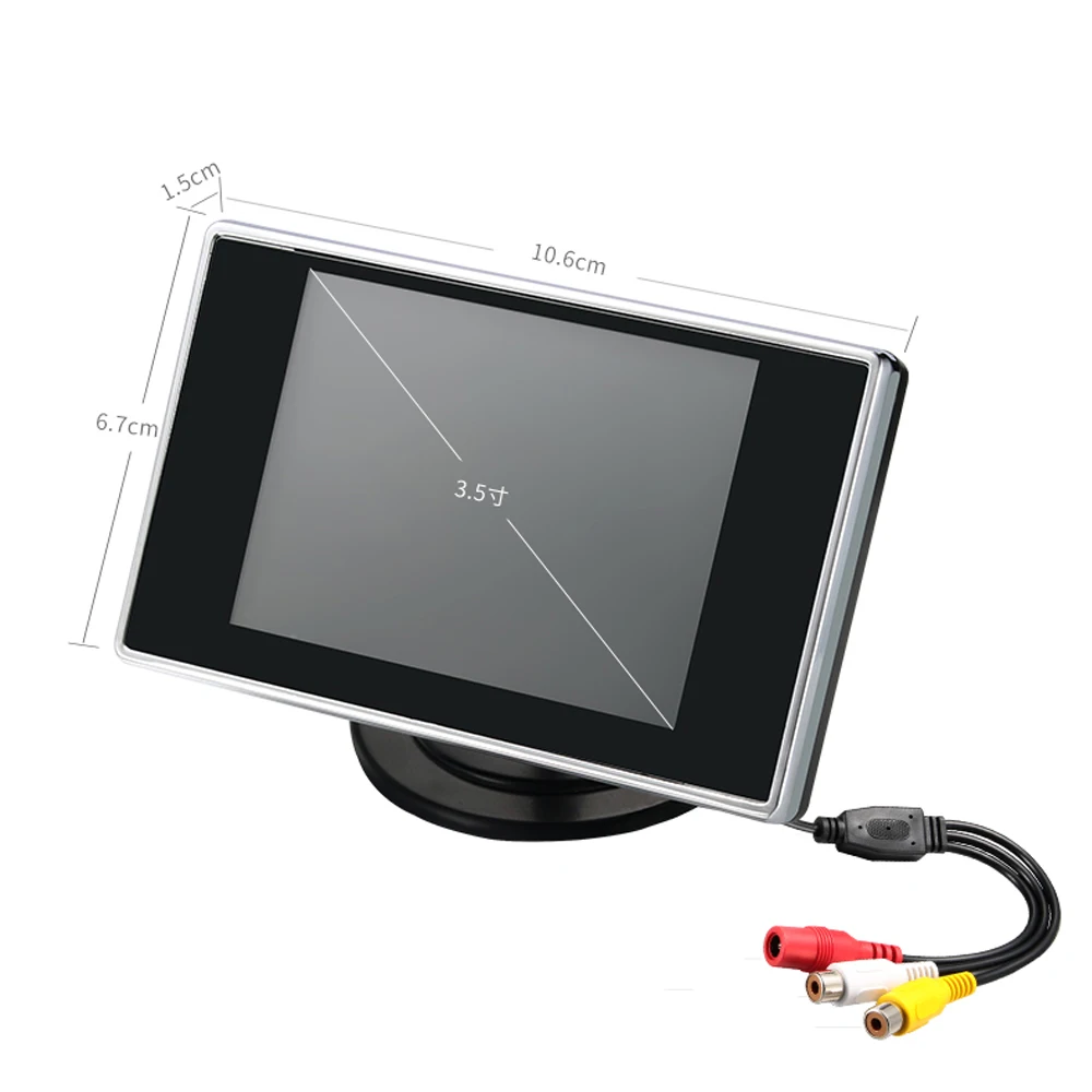 Авто 3 5 &quot2 Way AV вход ТВ дисплей TFT lcd цветной видео экран монитор для резервного