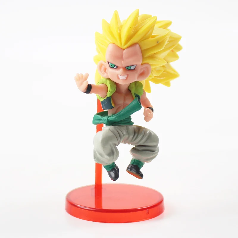 6 шт./лот Dragon Ball Z цифры сын Гоку Гохан Gotenks Majin Буу Boo аниме модель DBZ игрушки