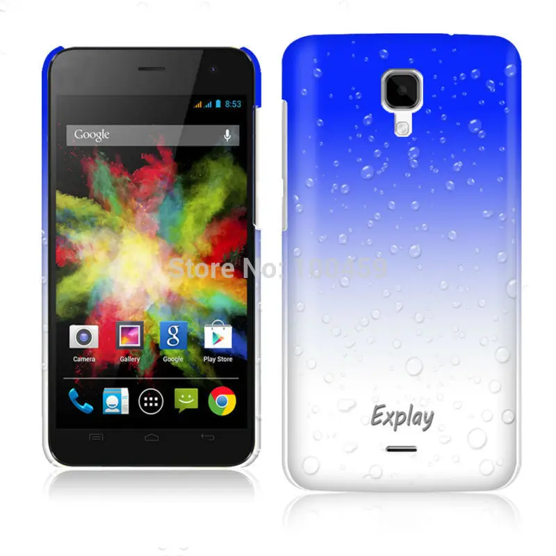 3D Raindrop Design Transparenet Plastic Skin Cover For Explay Vega Phone Case |