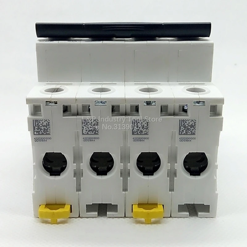 Новинка аутентичный Schneider telemecсоник IC65N 4P D4A A9F19404 магнитный мини-выключатель MCB Acti 9