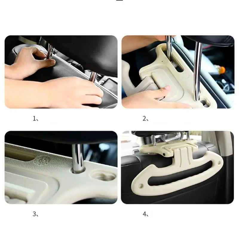 KIPPO 1Pc Multi-functional Car Hanger Safe Handle Hanging Hook Car-styling Accessories Perchas Range Rover Colgador | Автомобили и