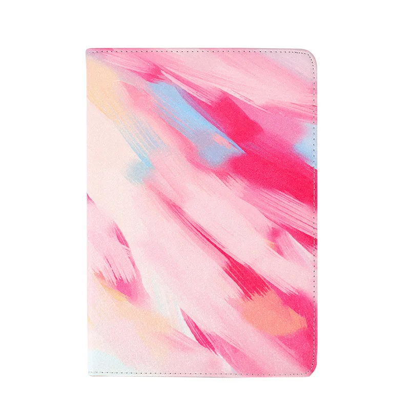 Чехол-книжка из искусственной кожи с акварельным мрамором для нового iPad 2017 2018 9 7