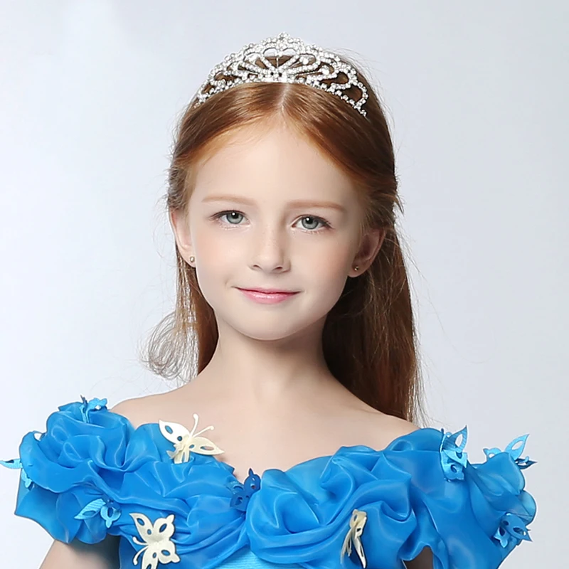 Золушка Принцесса Корона Девочка повязка для волос Подарок детская Стразы