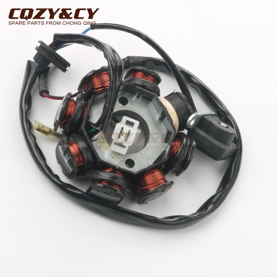 Катушка зажигания для скутера 8 катушек GY6 50cc 139QMA 139QMB 4 тактный|Зажигание