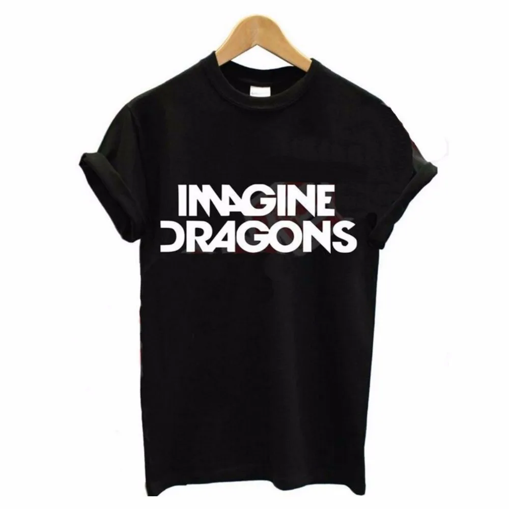 Брендовая одежда Imagine Dragons с буквенным принтом для женщин и влюбленных