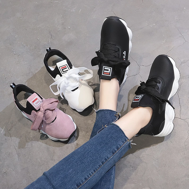 Весенние кроссовки для студентов женская обувь путешествий модная бега Уличная