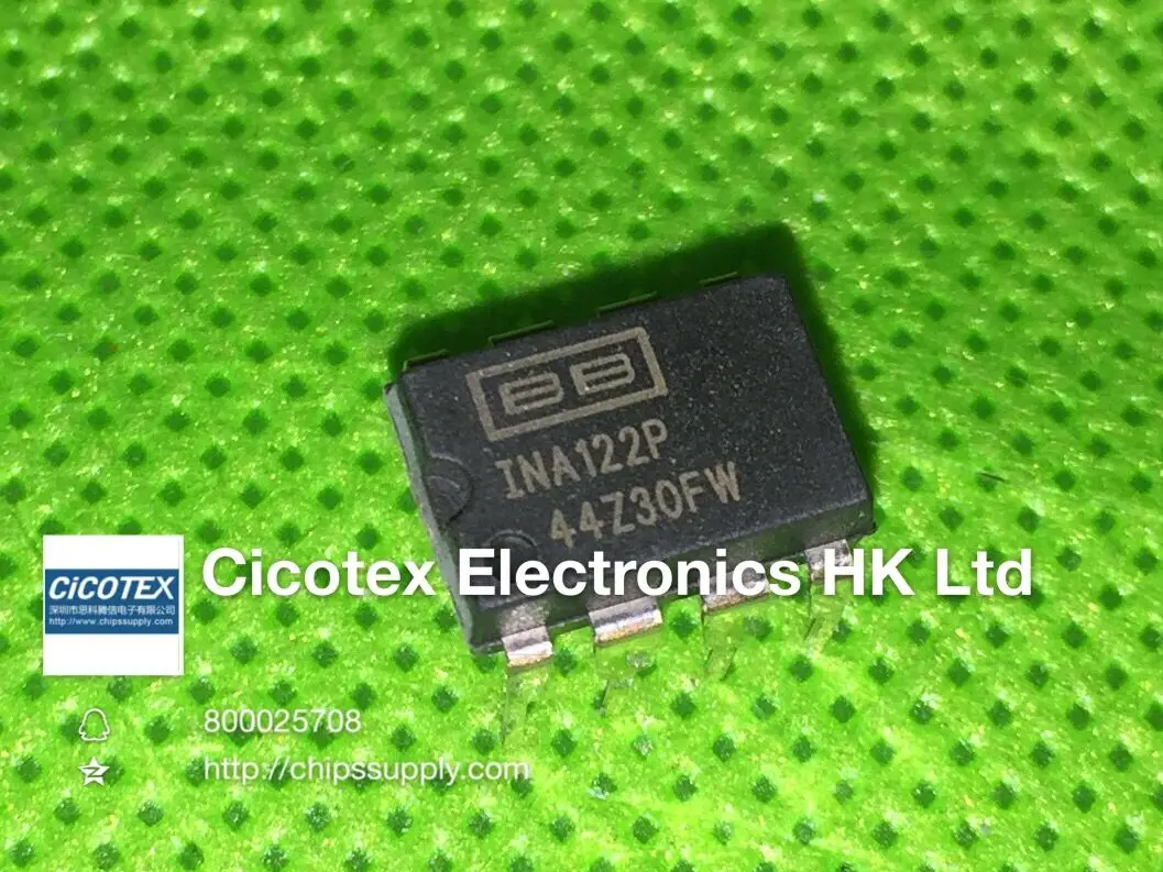 INA122P DIP8 INA 122 P IC OPAMP INSTR 120 кГц 8DIP INST AMP 1 контур 8 DIP INA122PG4|Драйвер двигателя| |