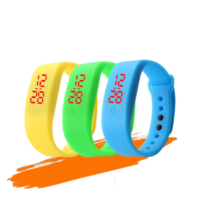 Silicone Led Sports Watches Fashion Children Bracelet Clock Electronic LED Digital Watch Men Women Morning Running Wristwatch | Наручные