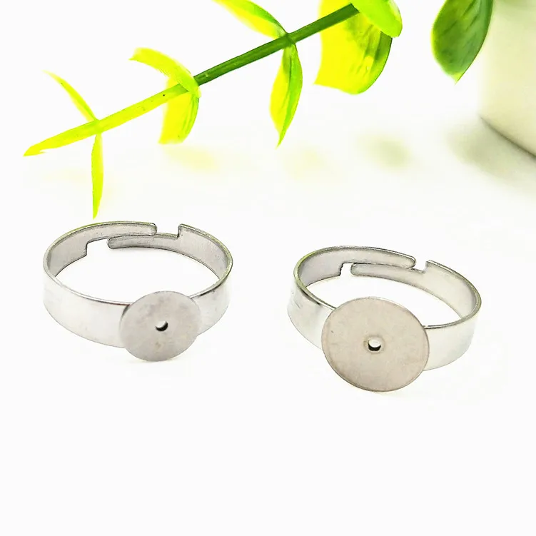 Seasha 10 шт. 8 мм 12 304 нержавеющая сталь металлический ободок с хвостовиком Ювелирное