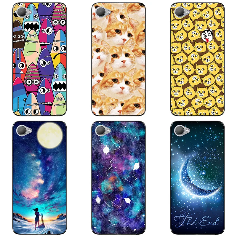 For HTC Desire 12 Case Hard Plastic Back Cover Cases Painting Abstract Coque Patterned Shell Skin |