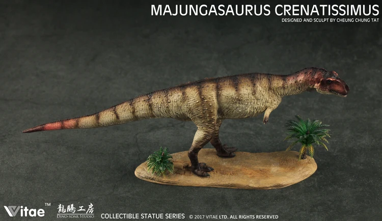 1:35 динозавр Юрского периода модель мира сценария набор Majungasaurus Crenatissimus Deperer 1986 Carcharodontosaurus