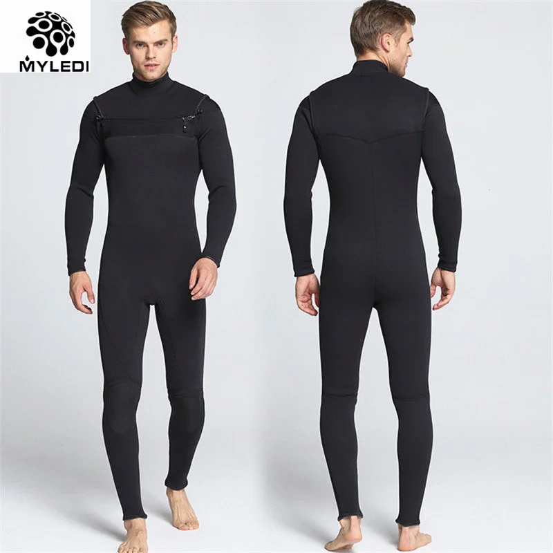 MYLEDI мужские неопреновые 2 сторонние нейлоновые гидрокостюмы для серфинга и