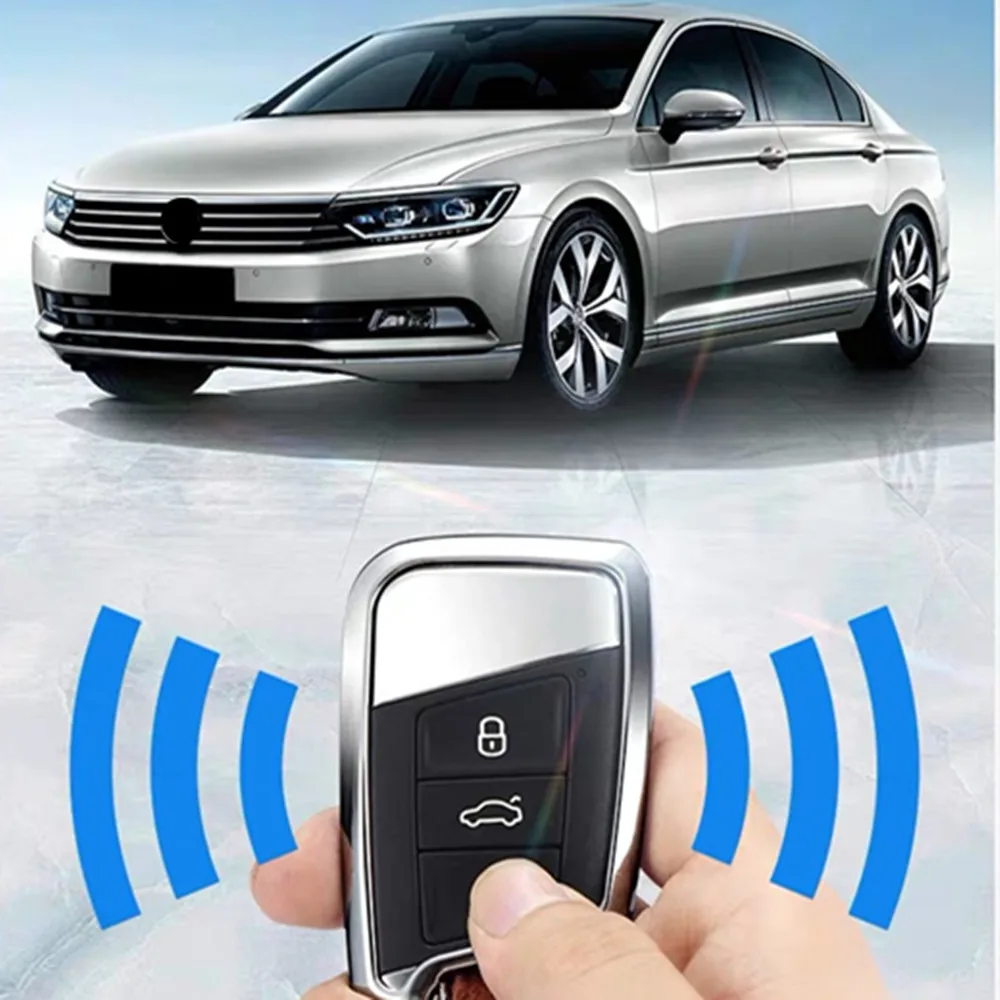 Ключ чехол Брелок углеродного волокна+ оцинкованная сплава для VW PASSAT для Skoda Kodiaq превосходное A7