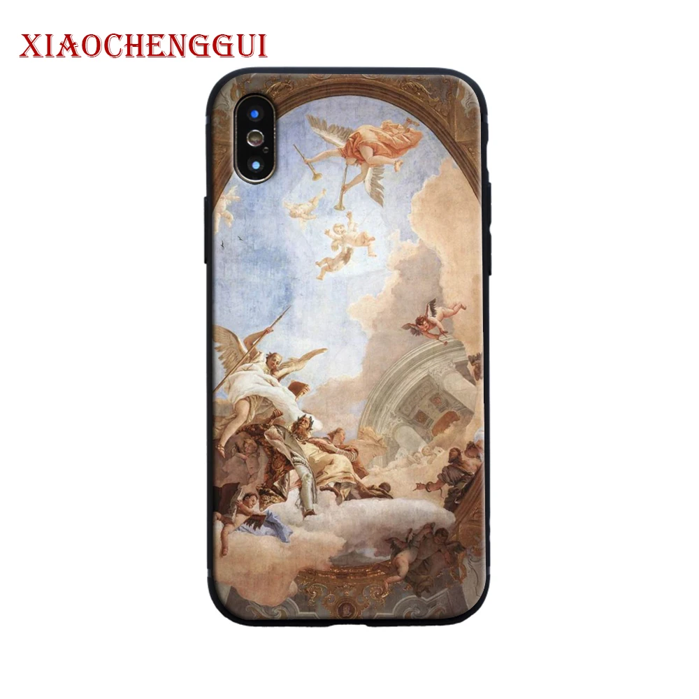 Чехол для телефона Giovanni Battista Tiepolo мягкий силиконовый чехол с рисунком Apple iPhone 5 Se 6