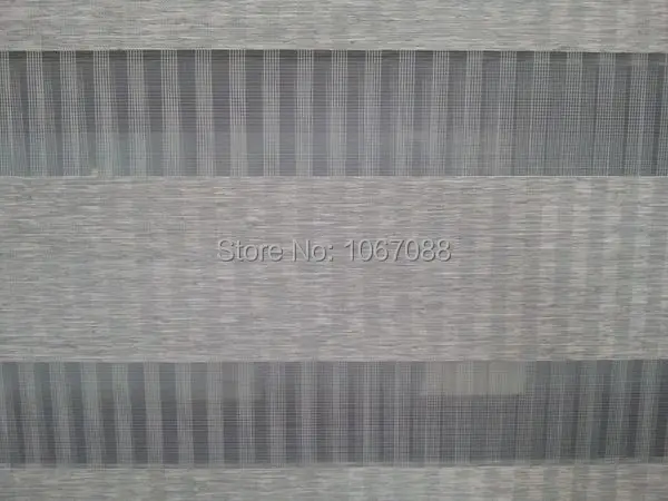 100% полиэстер лен серый экологически чистые полупрозрачные шторы зебры для